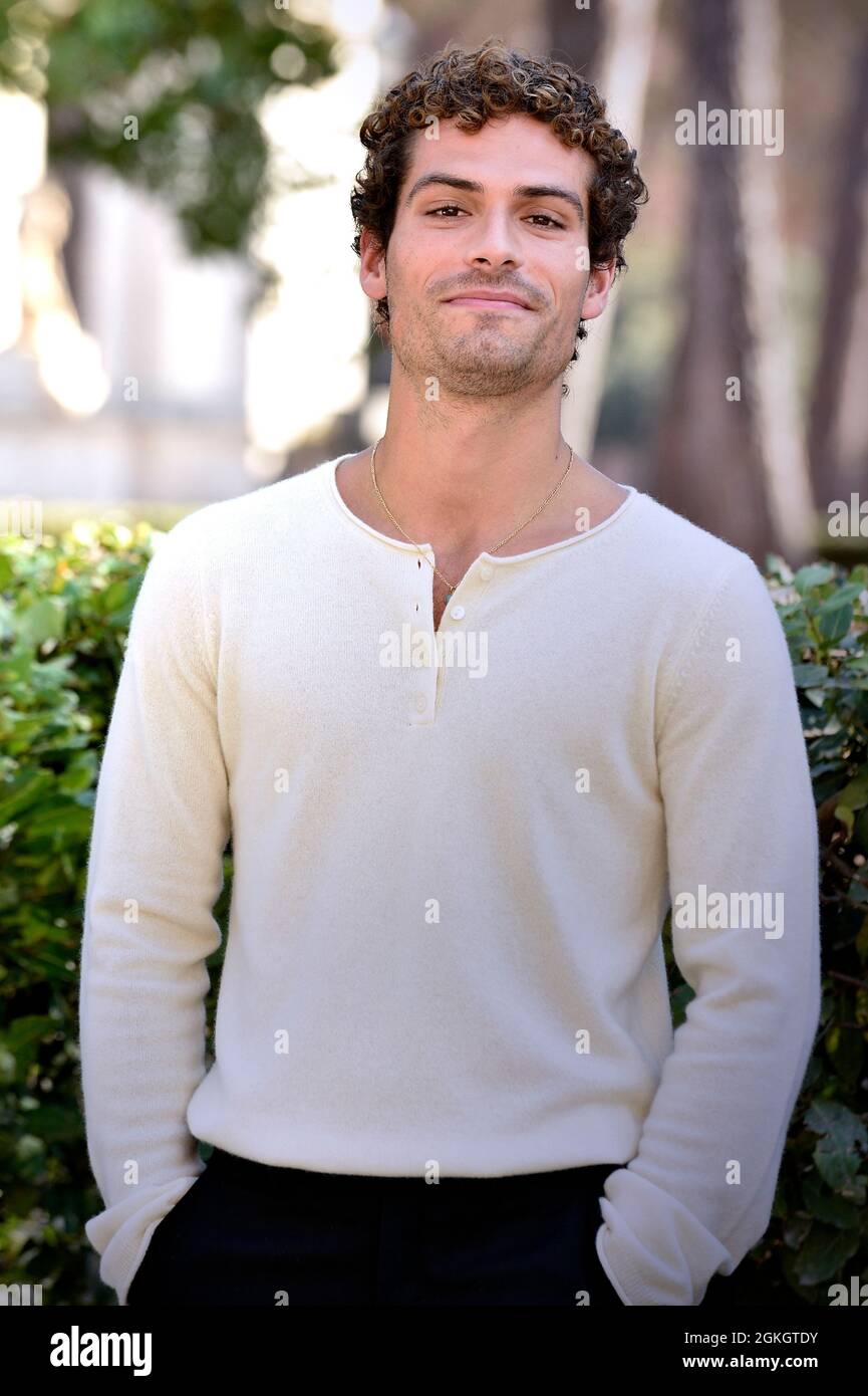 Rome, Italy. 14th Sep, 2021. ROME, ITALY - SEPTEMBER 14: Musical artist Oscar Anton attend the photocall of the movie 'Ancora più bello' on September 14, 2021 in Rome, Italy. Credit: dpa/Alamy Live News Stock Photo