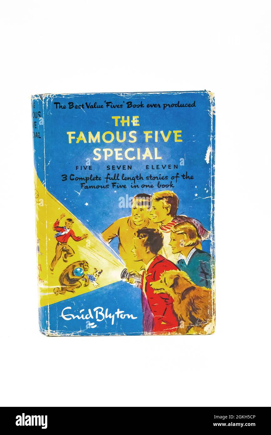 old Famous five anthology by children's writer Enid blyton Stock Photo