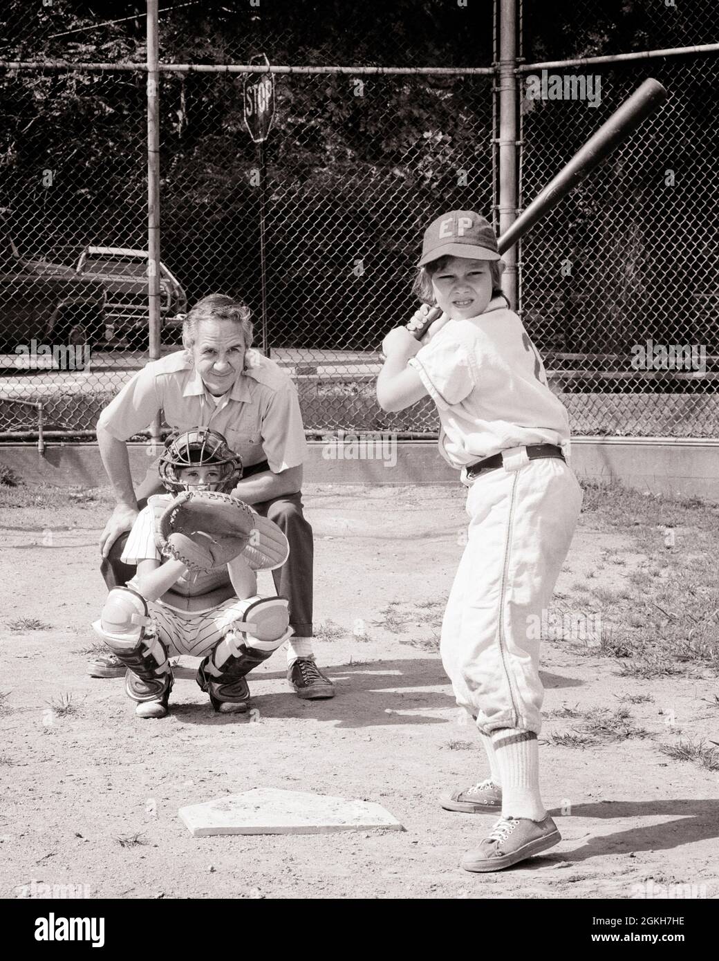 Vintage little league baseball hi-res stock photography and images