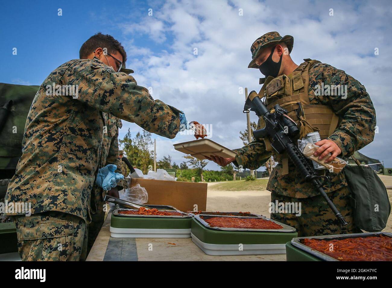 U.S. Marine Corps Lance Cpl. Justin Trejo, electrician with 9th