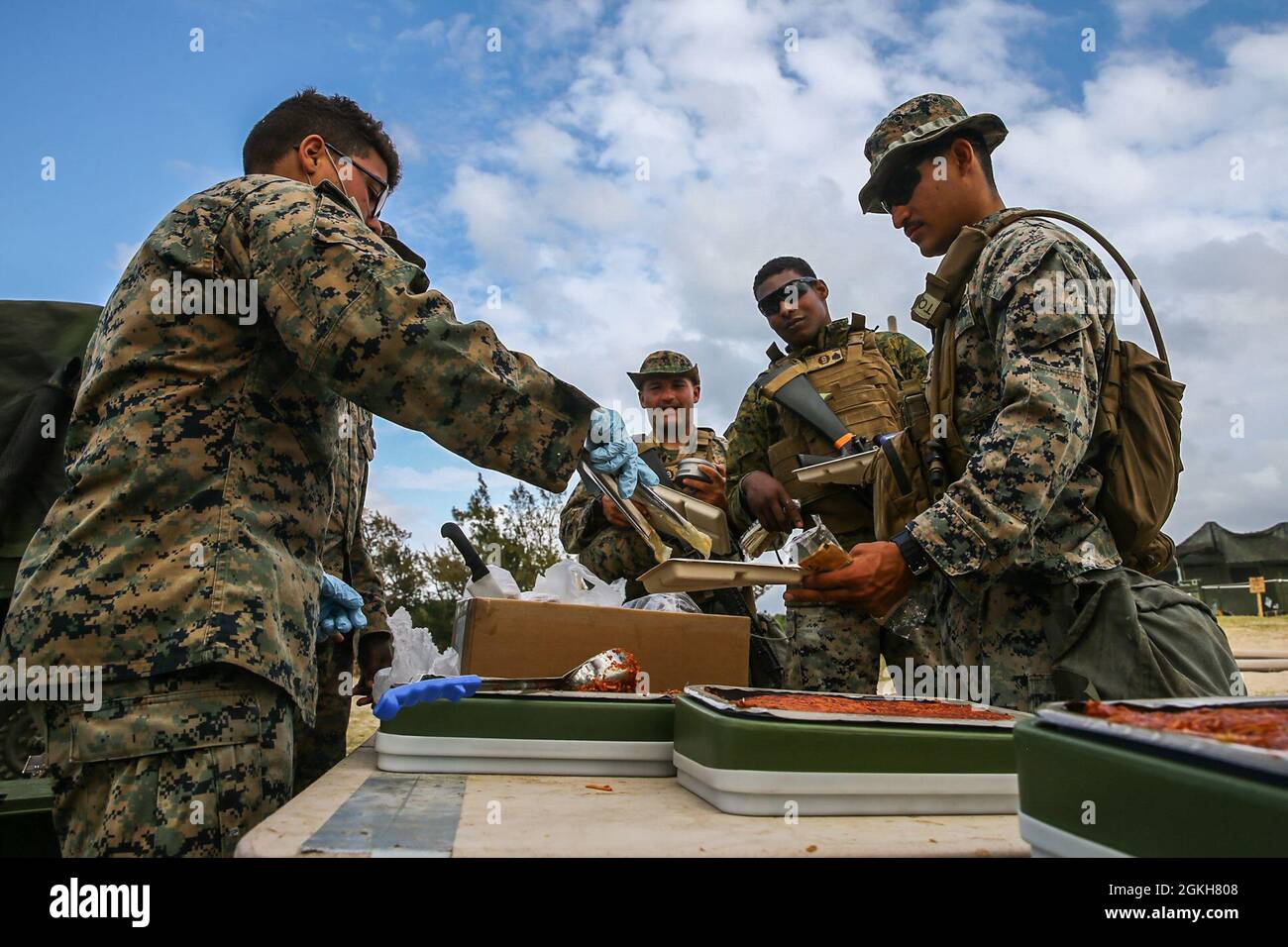 U.S. Marine Corps Lance Cpl. Justin Trejo, electrician with 9th