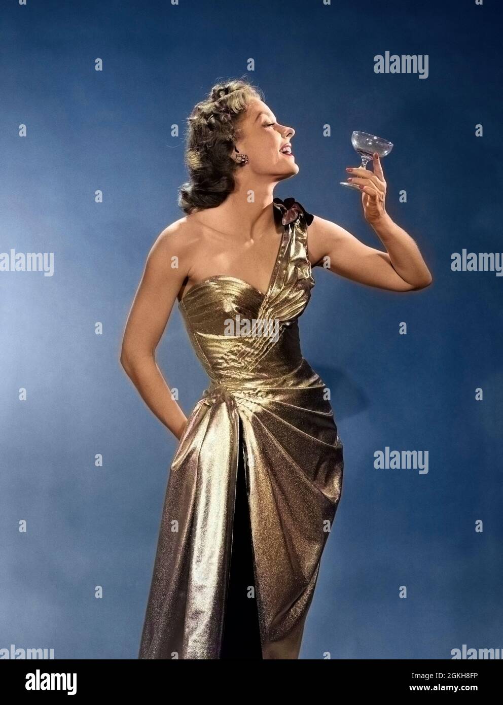 1950s evening dress hi-res stock photography and images - Alamy