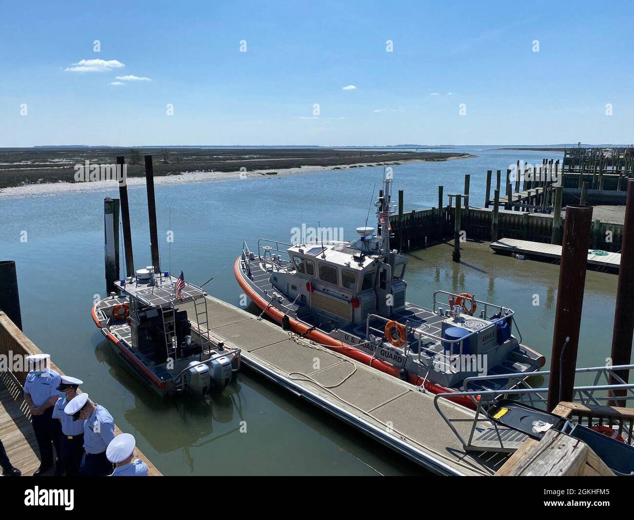 Chief Petty Officer Charles Dawkins relieved Chief Warrant Officer