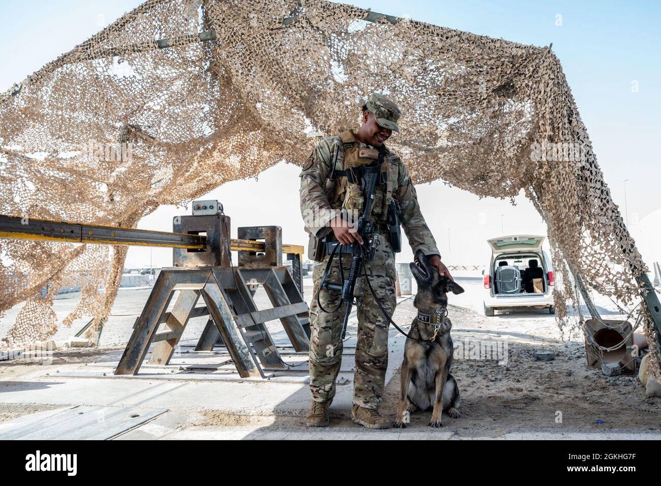 U.S. Air Force Staff Sgt. Michael Mandel, 380th Expeditionary Security