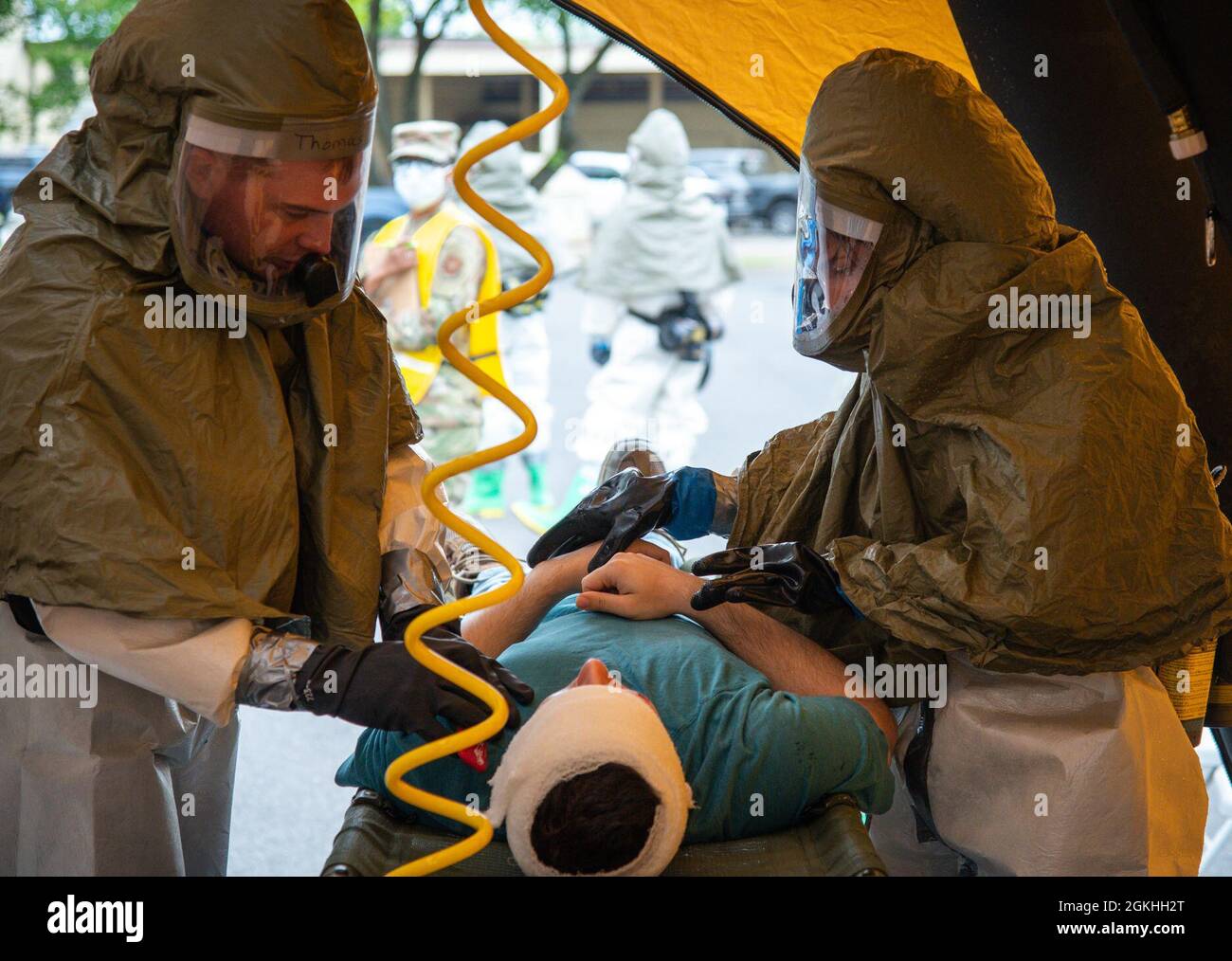 Mass chemical decontamination hi-res stock photography and images ...