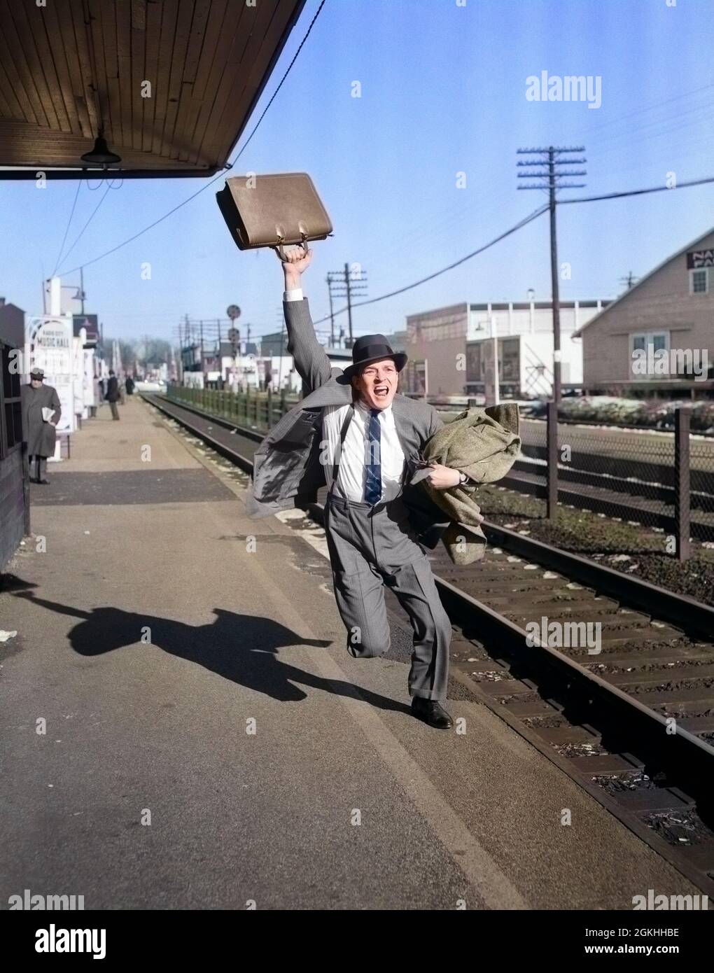 1960s men in suspenders hi-res stock photography and images - Alamy