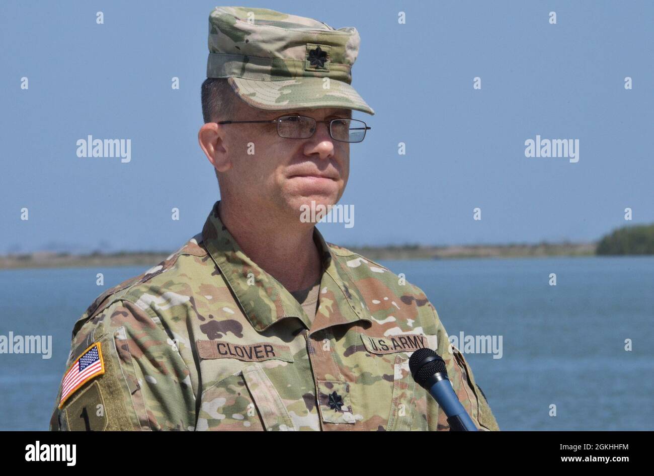 Lt. Col. Luke Clover, Commander MOTCO 834th Transportation Battalion