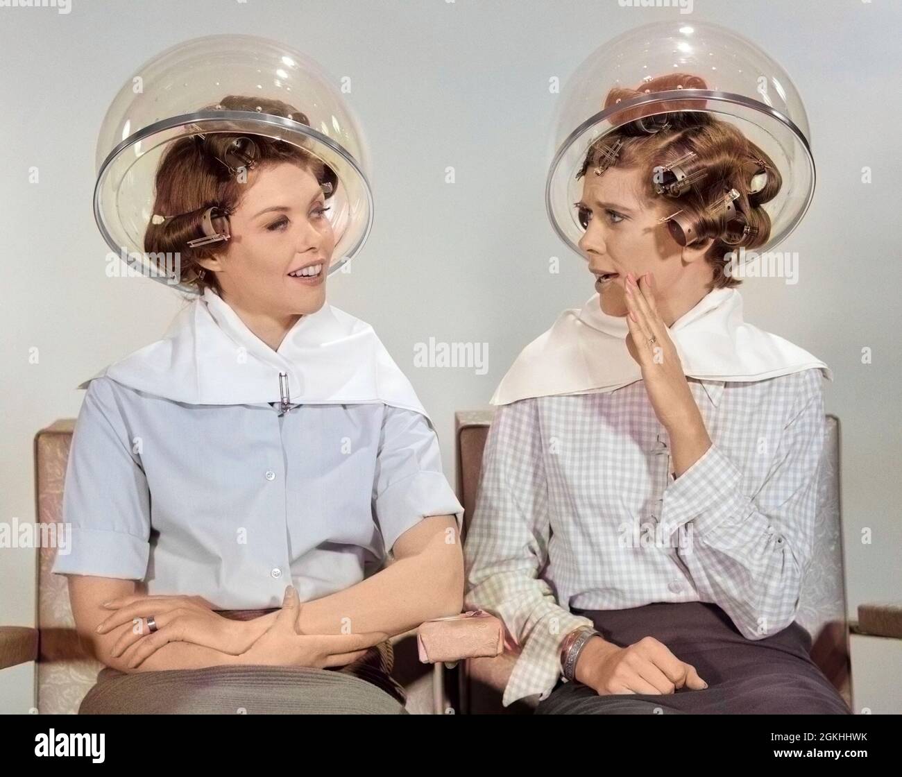 Hair dryer 1960s hi-res stock photography and images - Alamy