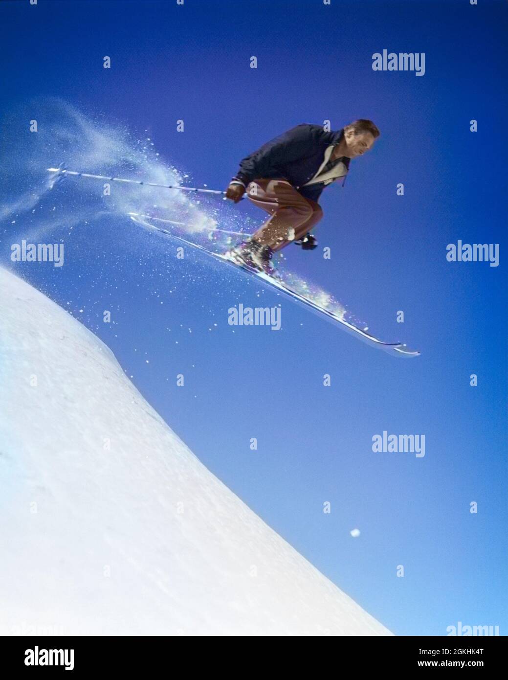 Ski jumping 1950s hires stock photography and images Alamy