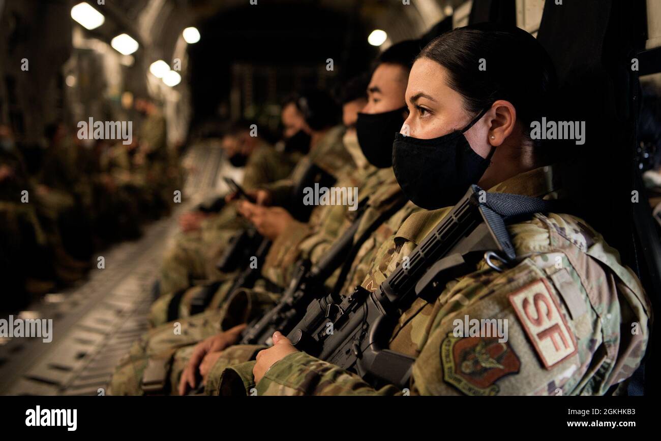 Senior Airman Annalisse Jaramillo, 349th Security Force Squadron member ...