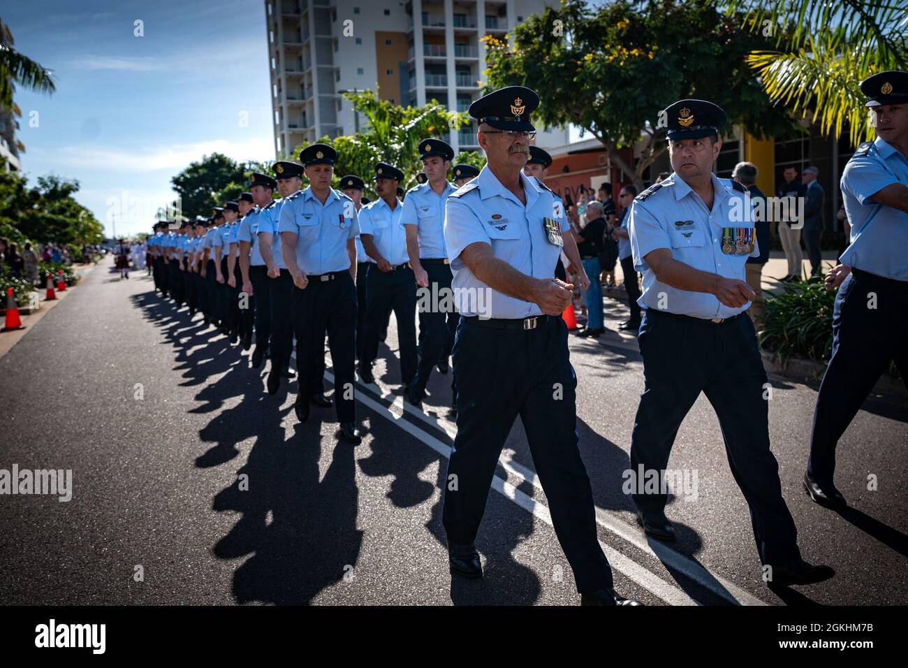 Royal Australian Air Force Members March During An Anzac Day Parade Held In Palmerston City Nt Australia April 25 21 Anzac Day Originally Commemorated The Australian And New Zealand Army Corps Forces Royal Australian Air Force Members March During An Anzac Day Parade Held In Palmerston City Nt Australia April 25 21 Anzac Day Originally Commemorated The Australian And New Zealand Army Corps Forces