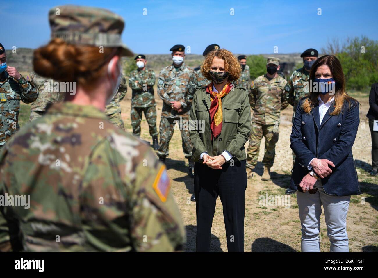 Minister of Defense of North Macedonia Radmila Šekerinska and