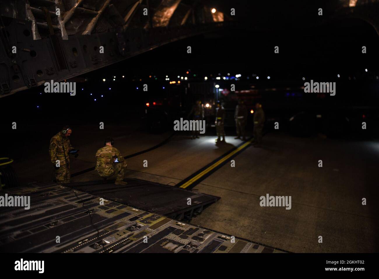 U.S. Air Force Senior Airman Justin Thompson, 4th Airlift Squadron ...