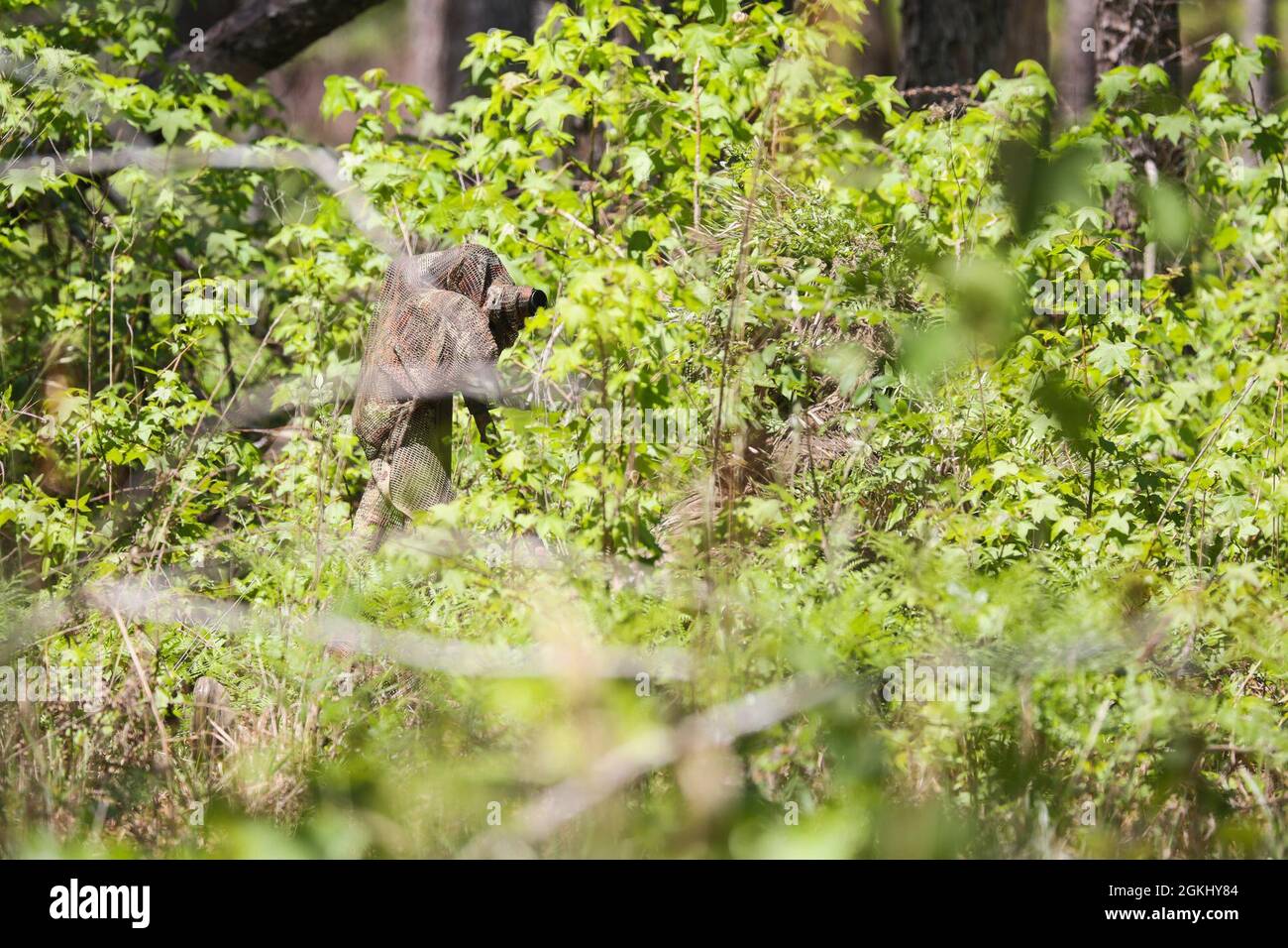 Marine Raiders train in stalking and concealment while attending the ...