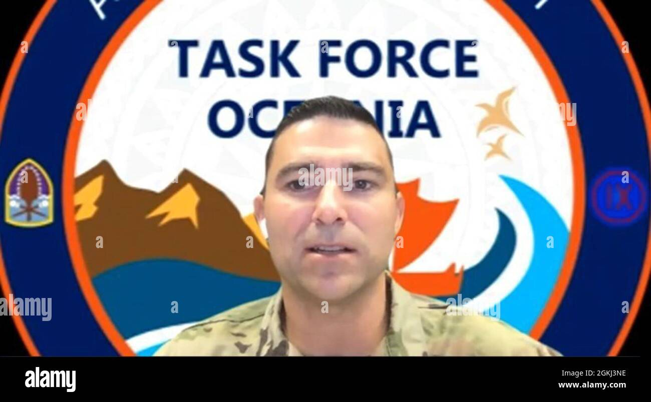 Capt. Ryan Garcia, 9th Mission Support Command’s Task Force Oceania S5 ...