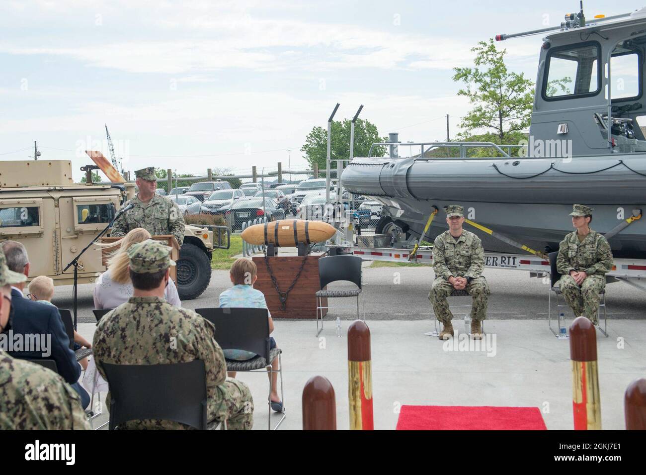 VIRGINIA BEACH, Va. (April 29, 2021) Capt. Charles Eckhart, commodore ...