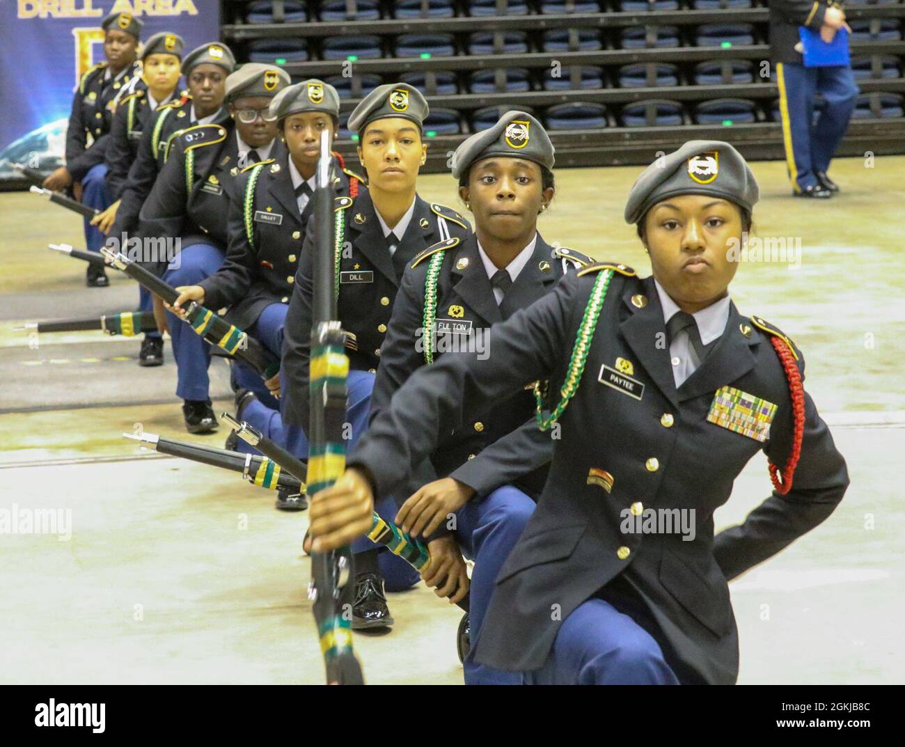 JROTC Cadets from Ware County High School in Waycross, compete