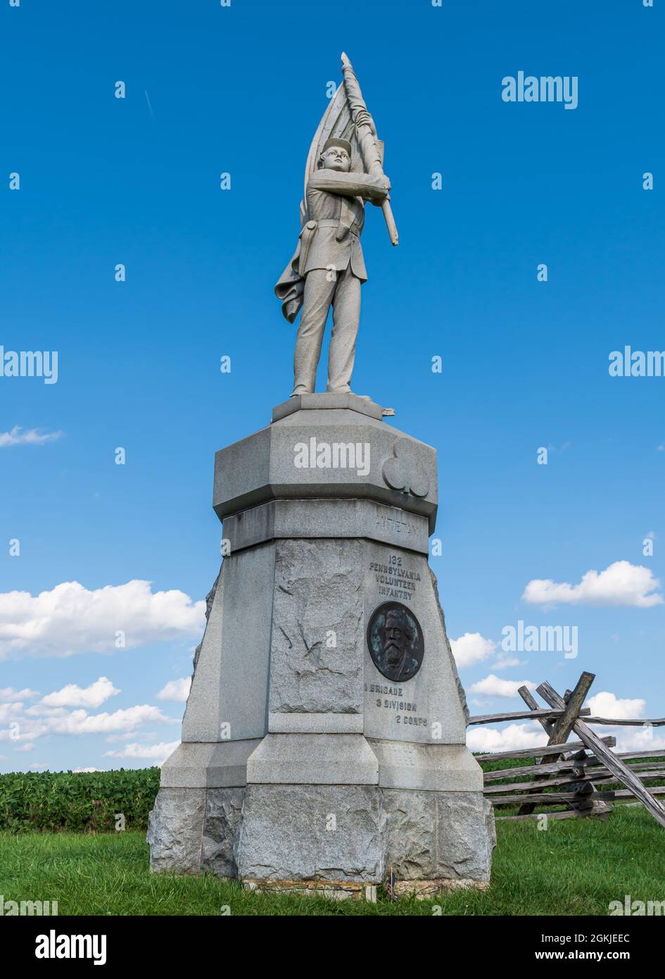 132nd pennsylvania infantry hi-res stock photography and images - Alamy