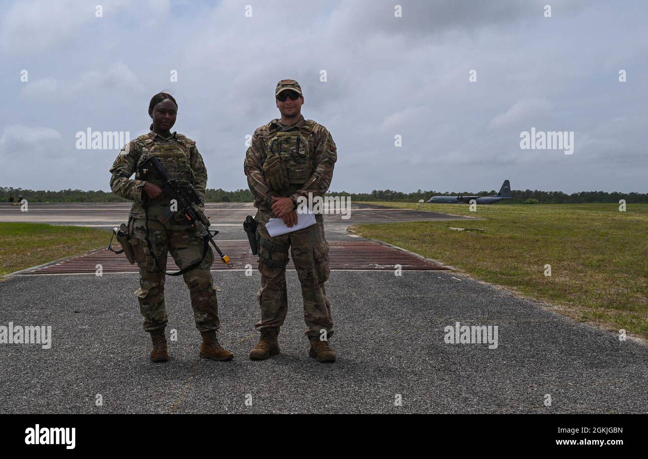 Airman First Class Adam Labonty, fire team member, 822nd Base Defense ...