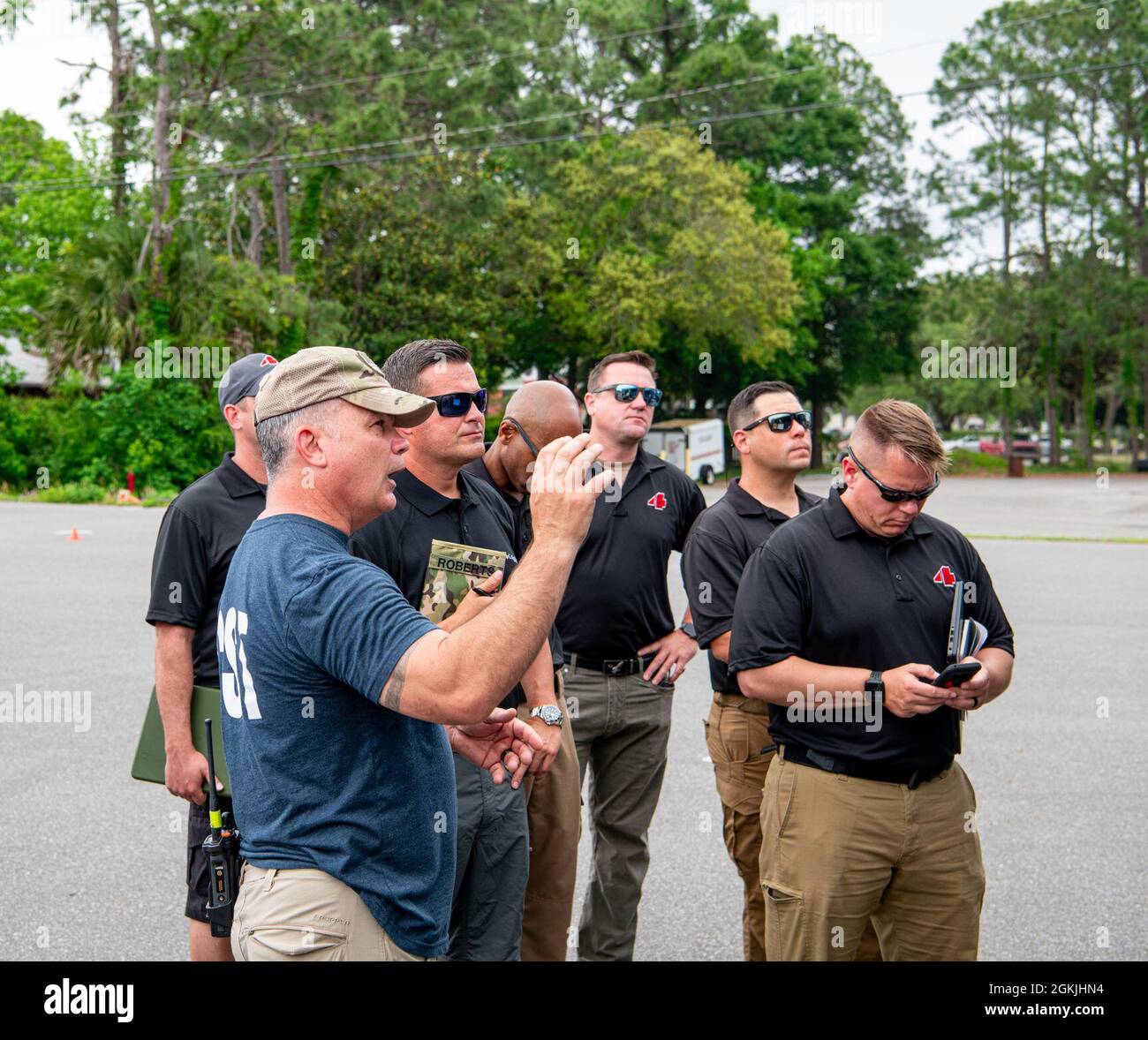 U.S. Army Lt. Col. Troy Eastman, commander of the 44th Civil Support