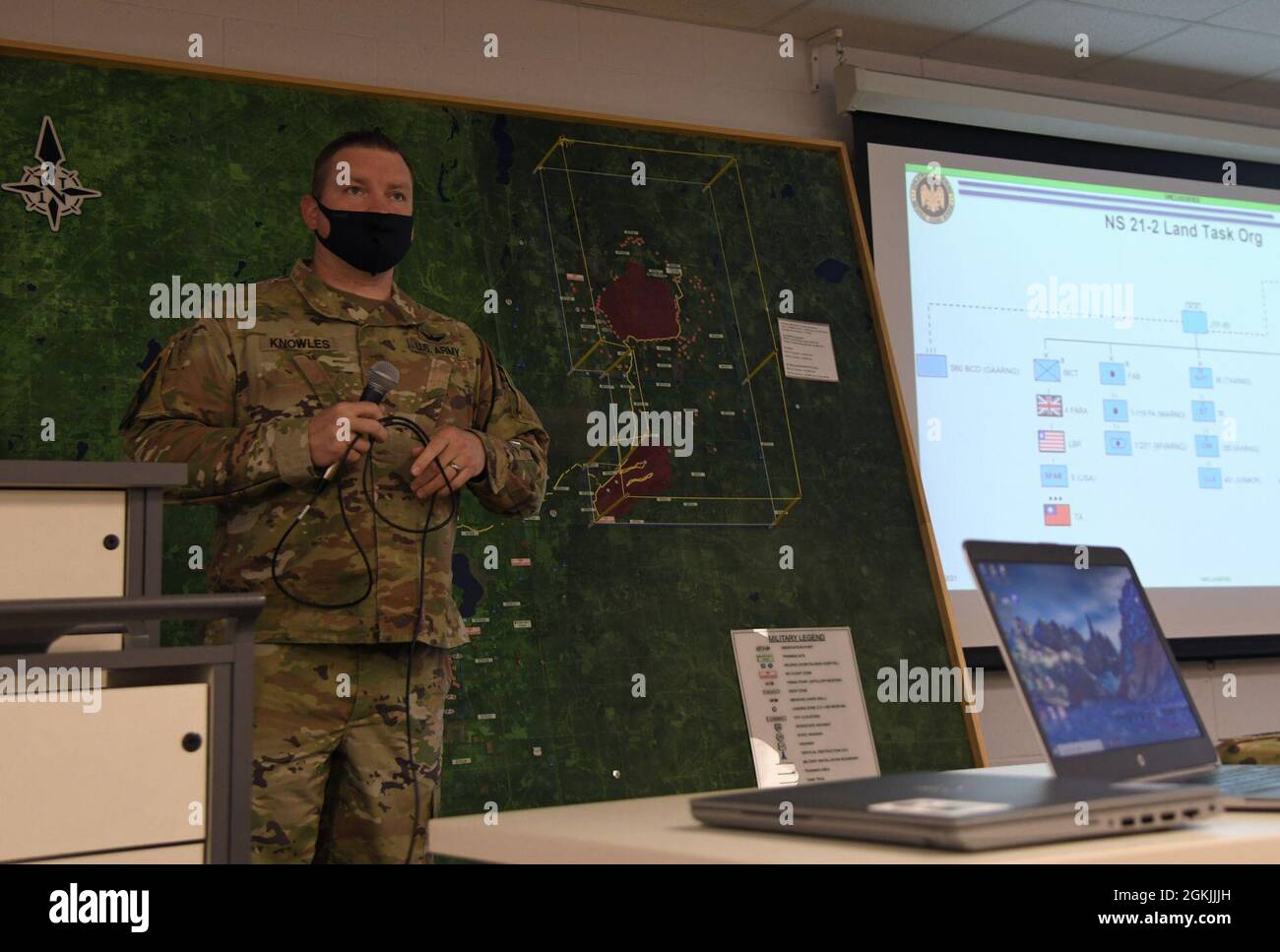 U.S.‌ ‌Army‌ ‌Maj.‌ ‌Randy‌ ‌Knowles,‌ ‌Northern‌ ‌Strike‌ ‌land