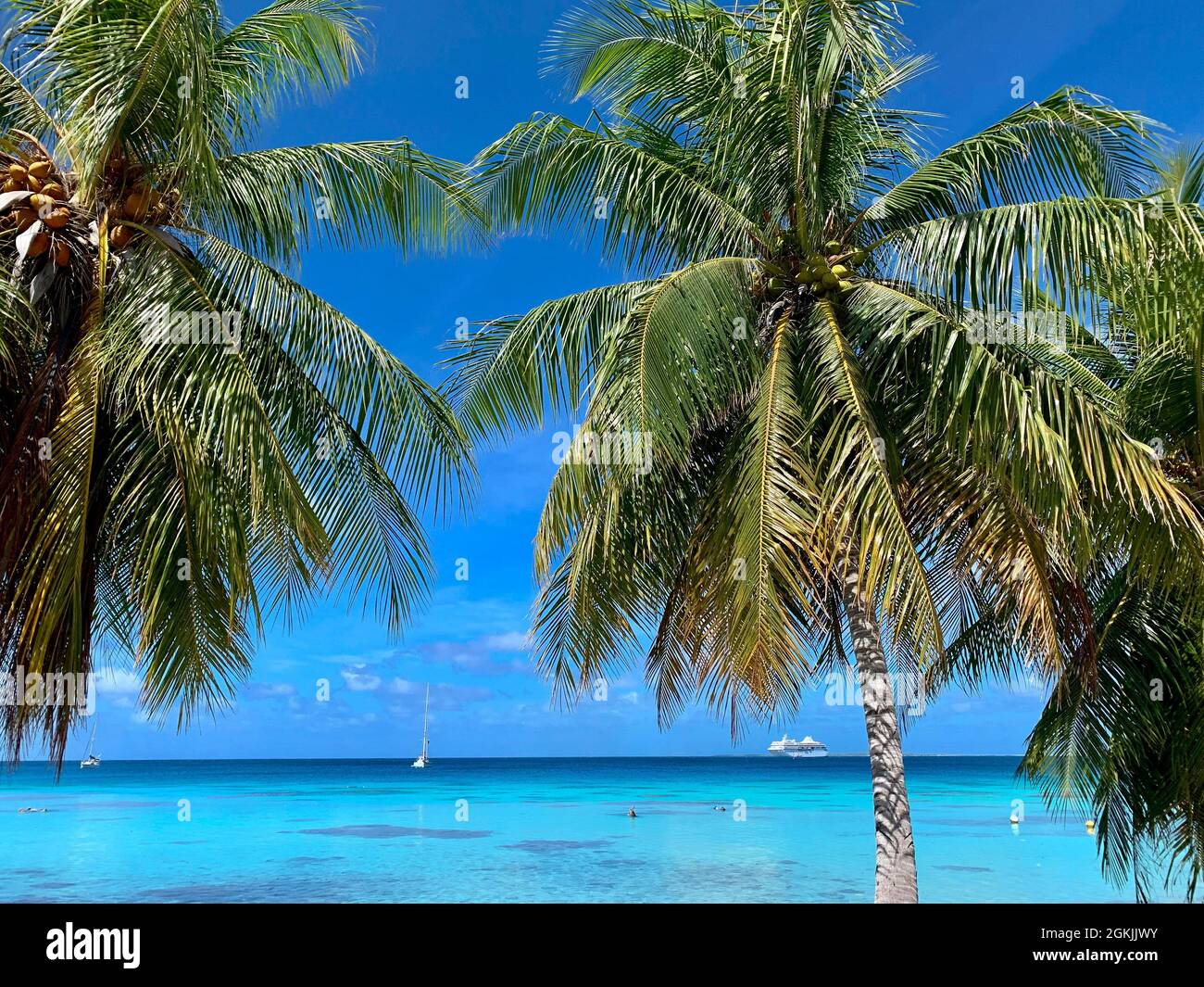 Fakarava, Tuamotu Islands, French Polynesia, South Pacific Stock Photo