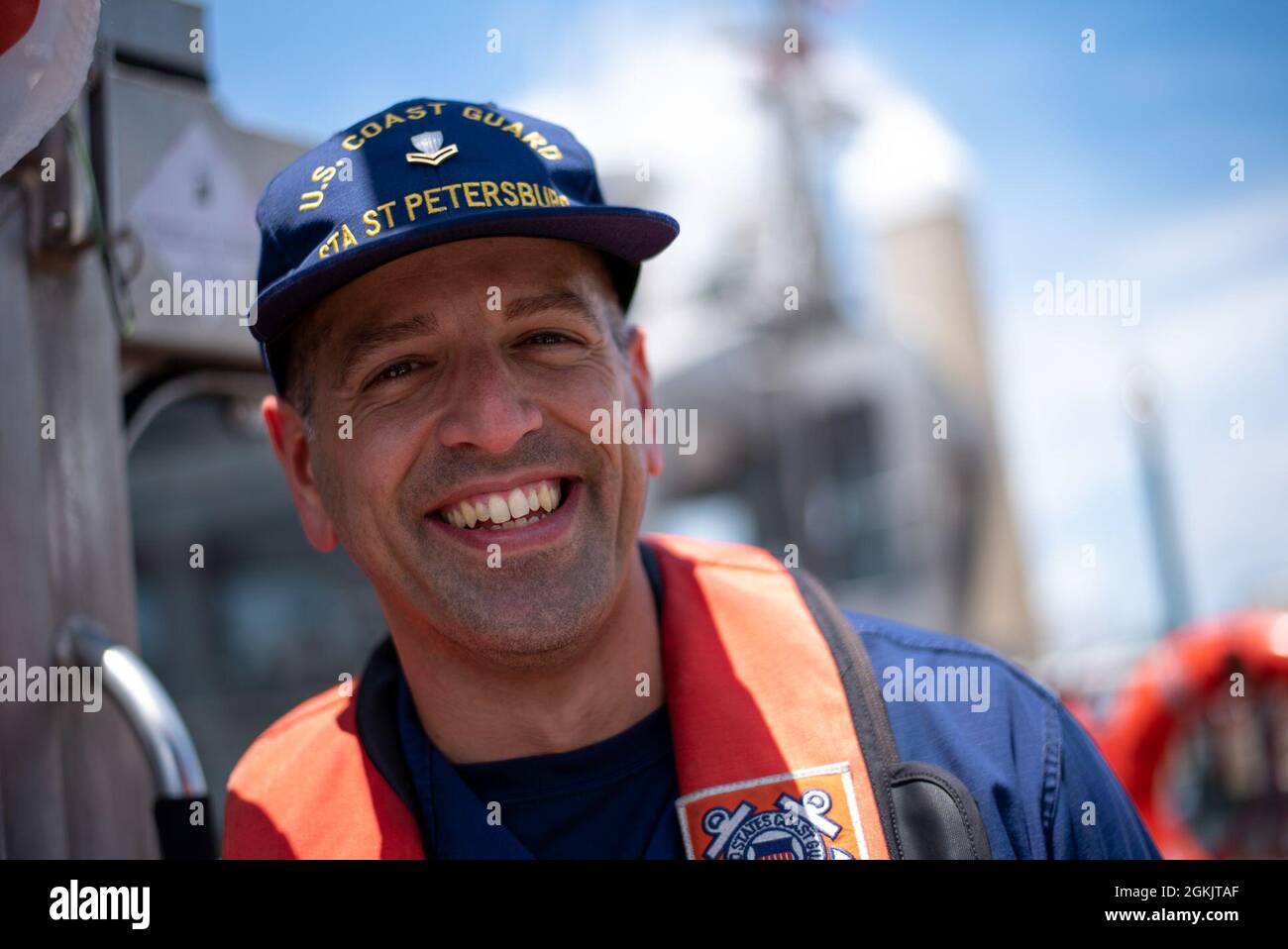 Coast Guard Reserve Petty Officer 2nd Class Franklin Fernandez, a
