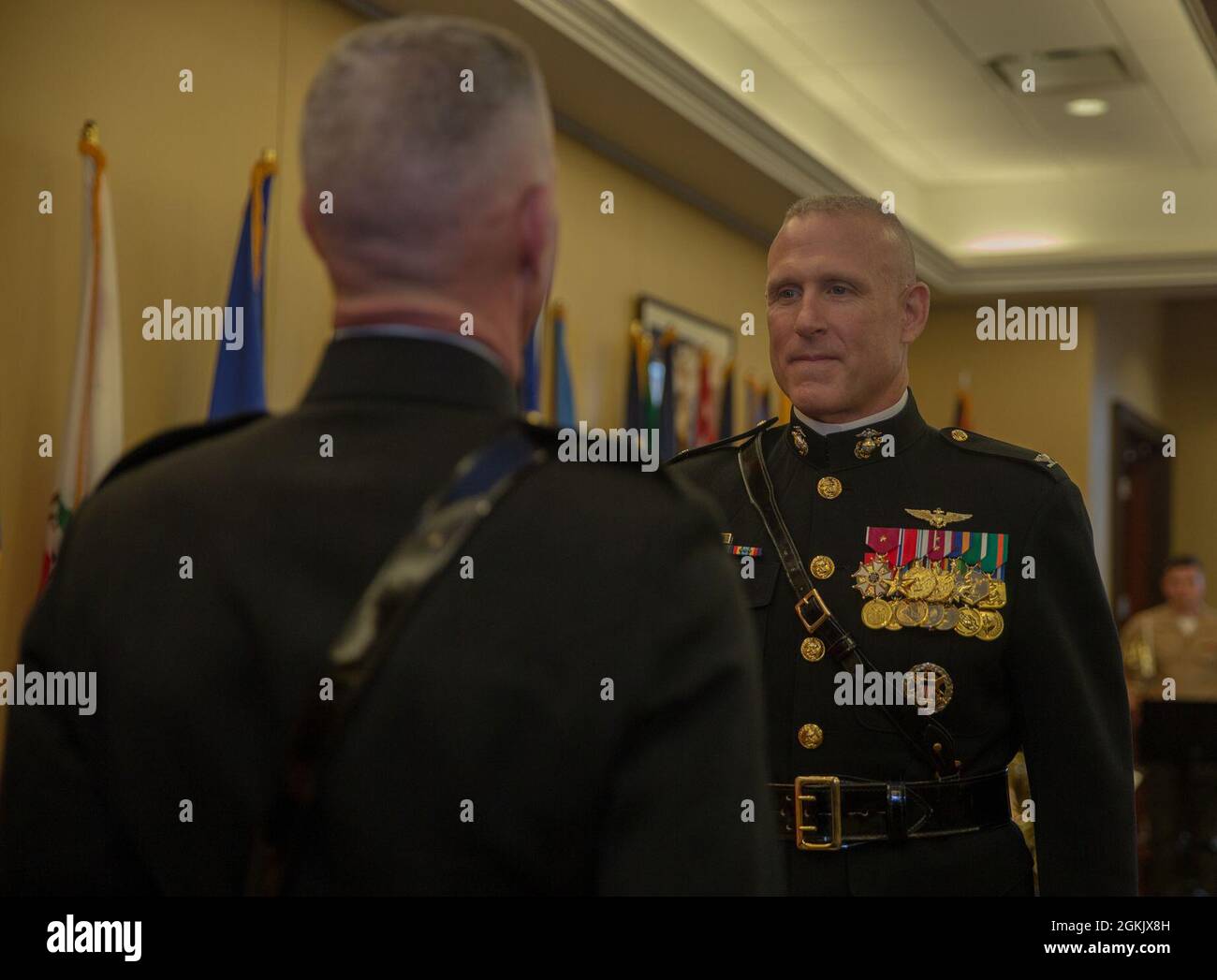 U.S. Marine Corps Col. Brian E. Bufton, chief of staff of Combat ...