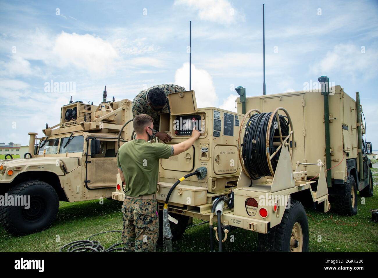 Aviation communications system technician hires stock photography and