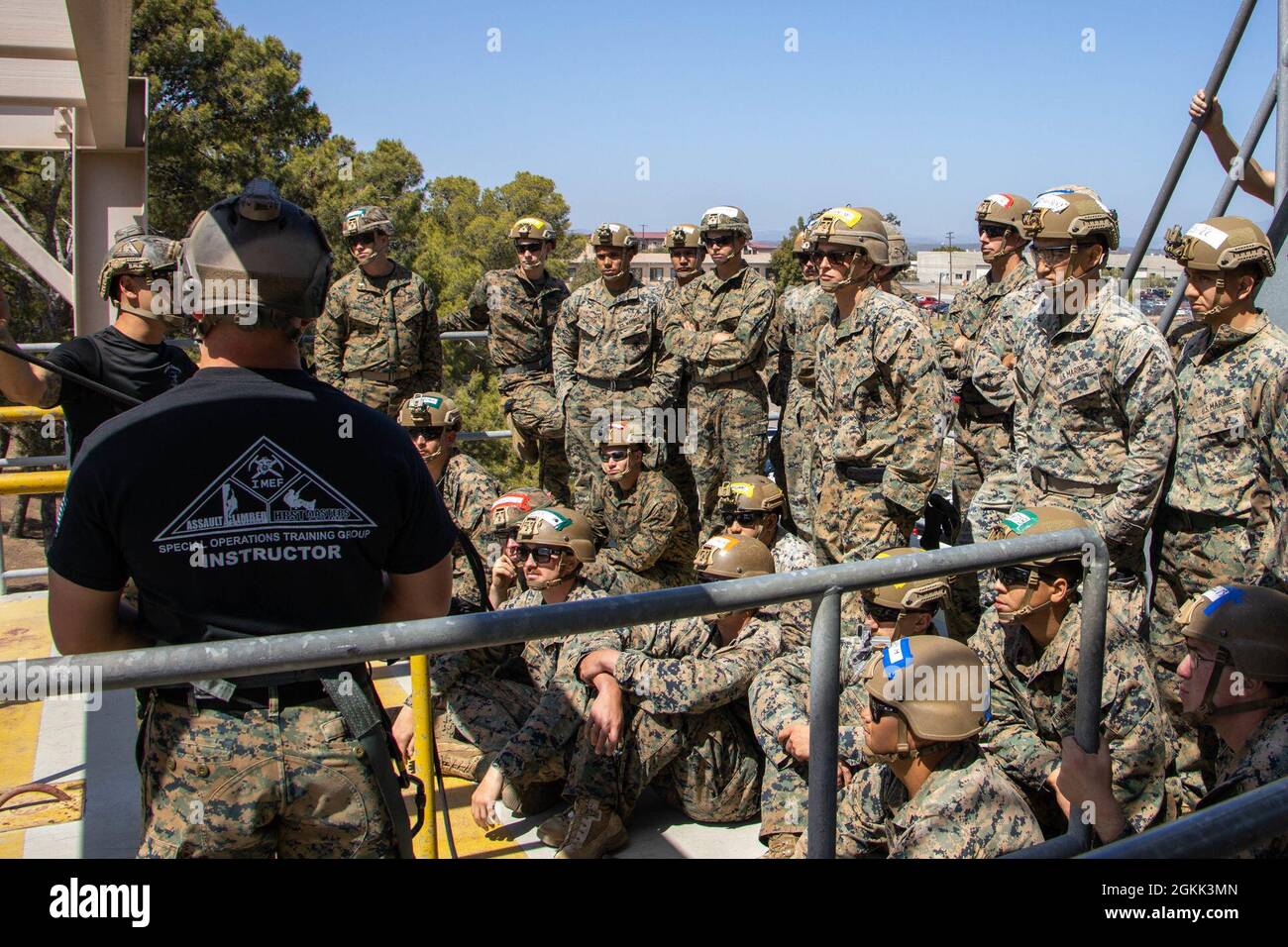 U.S. Marine Corps Special Operations Training Group (SOTG) instructors ...