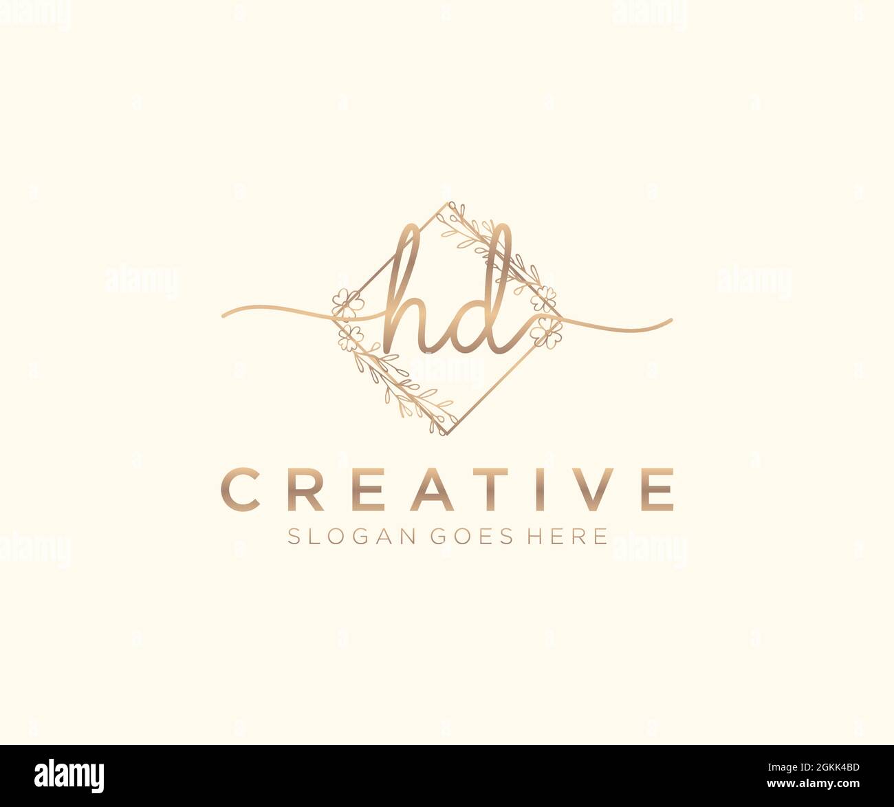HD Feminine logo beauty monogram and elegant logo design, handwriting ...