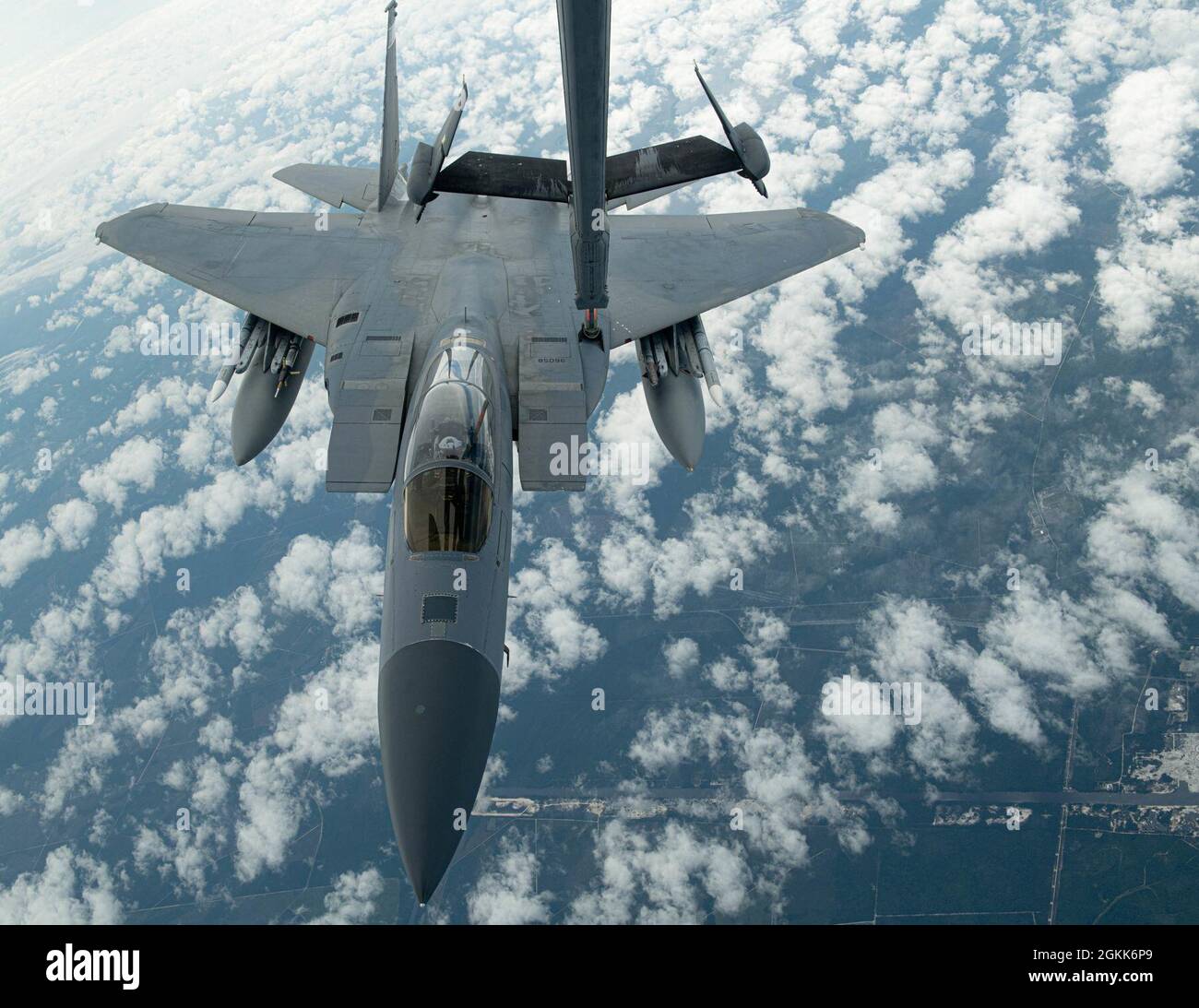 A U.S. Air Force F15C Eagle assigned to the 125th Fighter Wing, Jacksonville Air National Guard