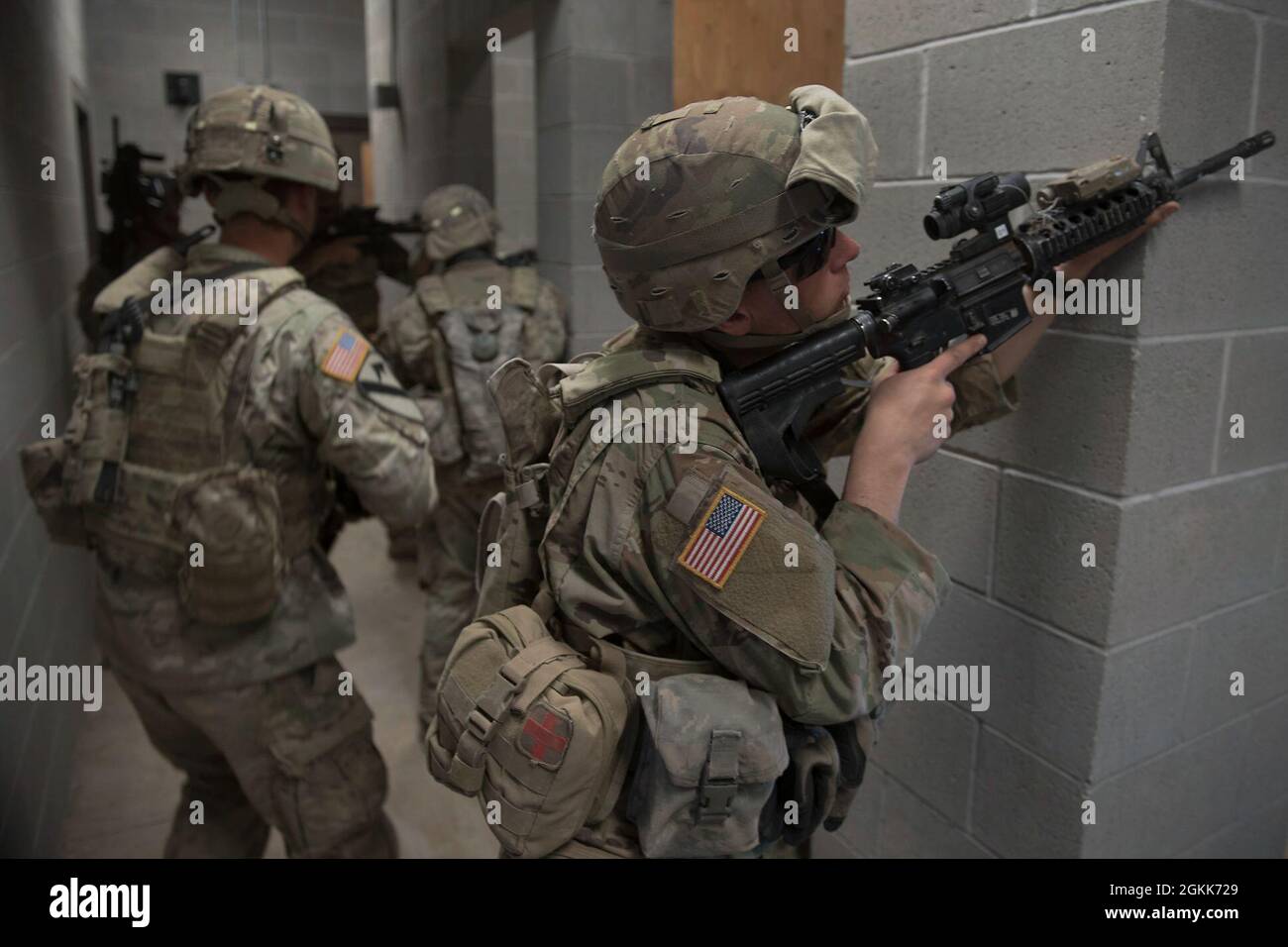 The Idaho Army National Guard’s Charlie Company of the 116th Cavalry ...