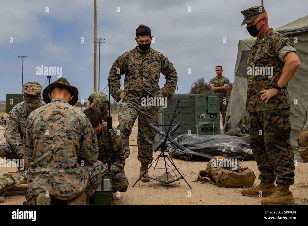 U.S. Marine Corps Staff Sgt. Antonio J. Taylor, a transmissions chief