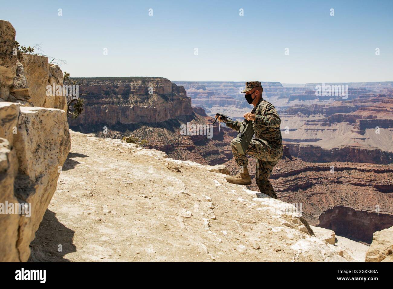 U.S. Marine Corps Staff Sgt. Coltin Davenport, regimental ...