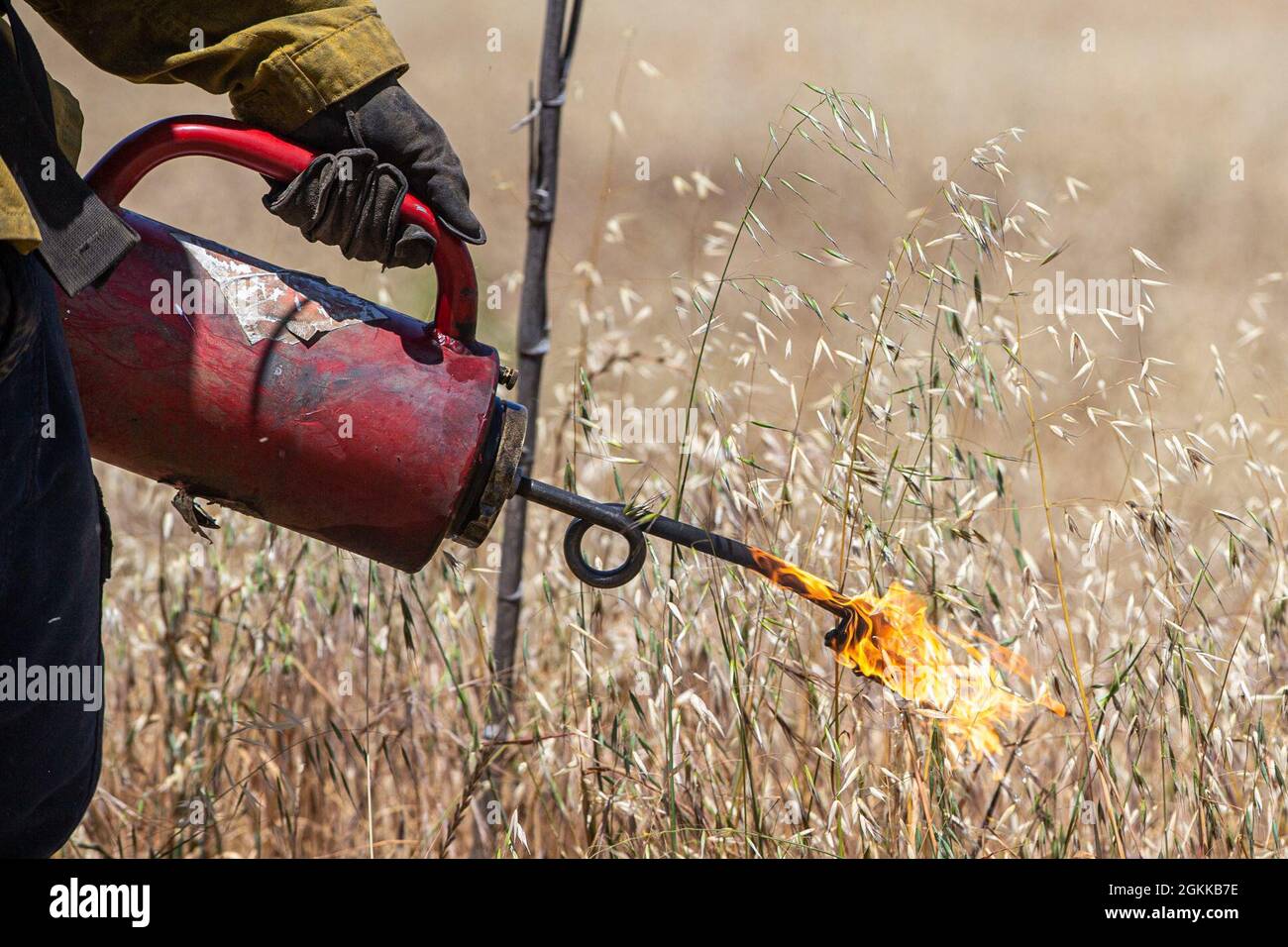 Drip torch firefighter hi-res stock photography and images - Alamy