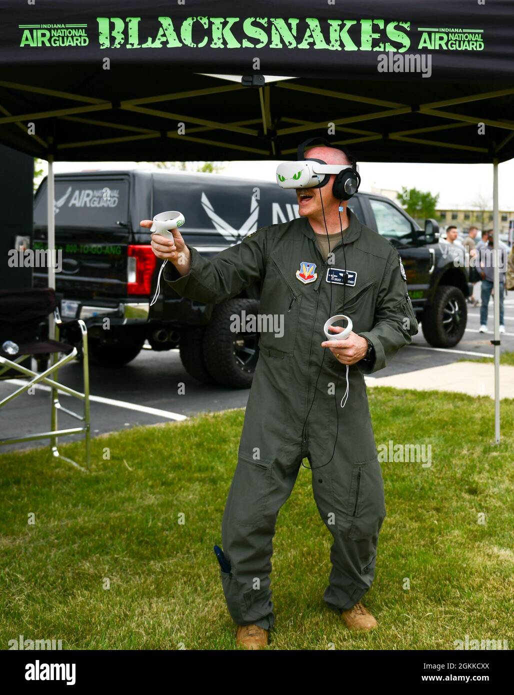 U.S. Air Force Col. Joshua Waggoner, 122nd Fighter Wing vice commander