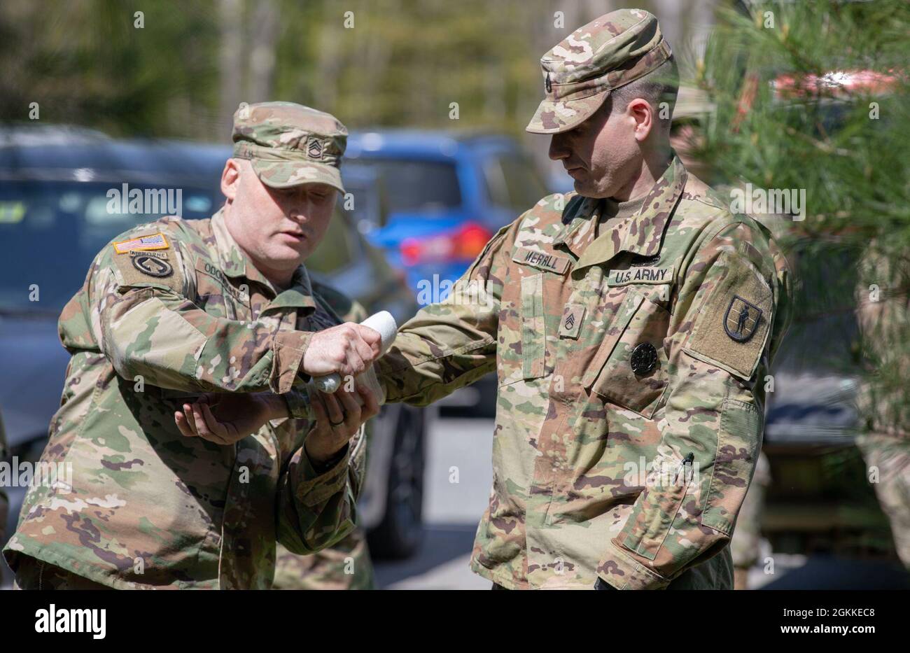 U.S. Army Soldiers with the Recruitment Sustainment Program 