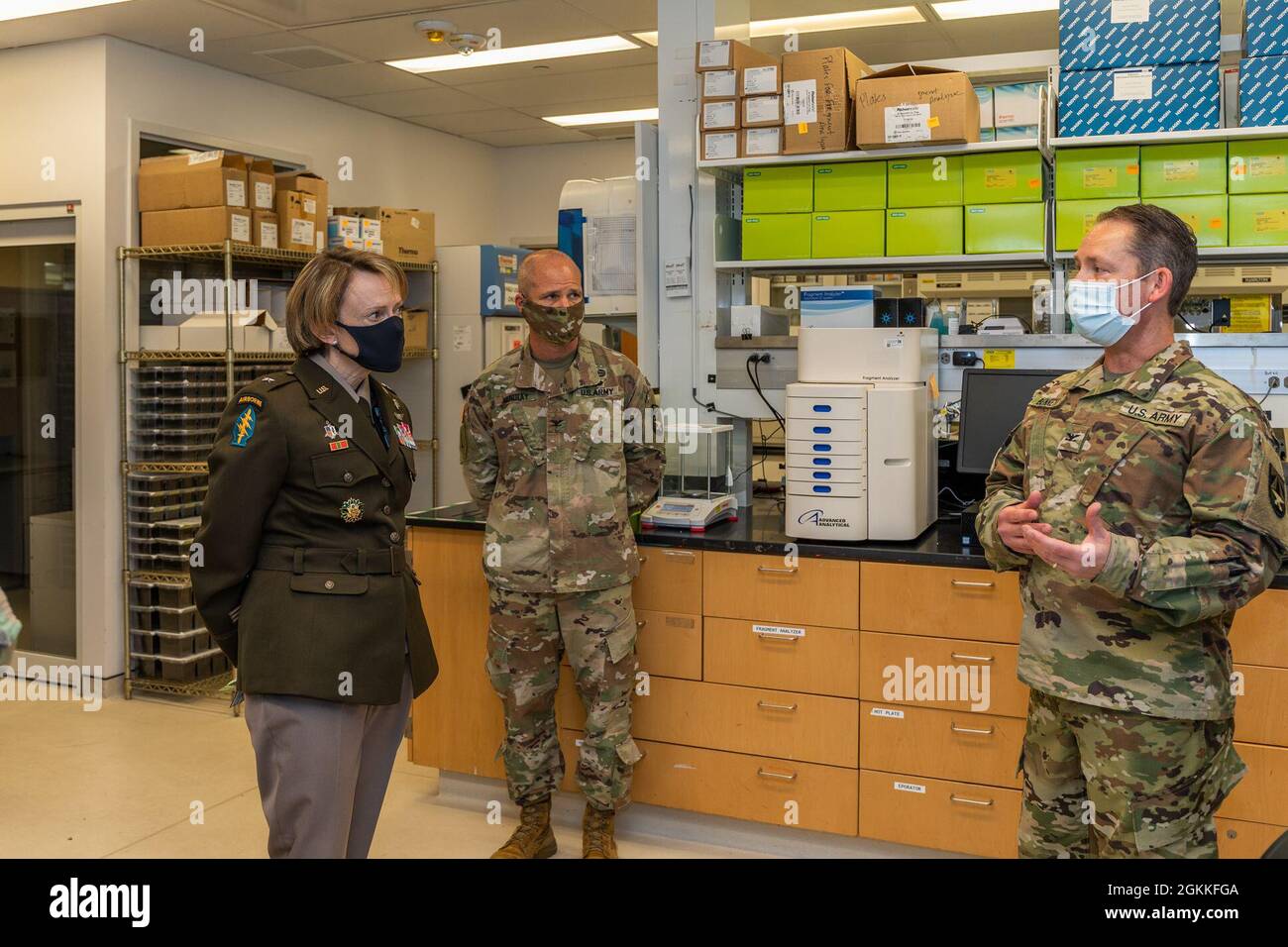 Col. Jason (right), director, WRAIR Multidrugresistant