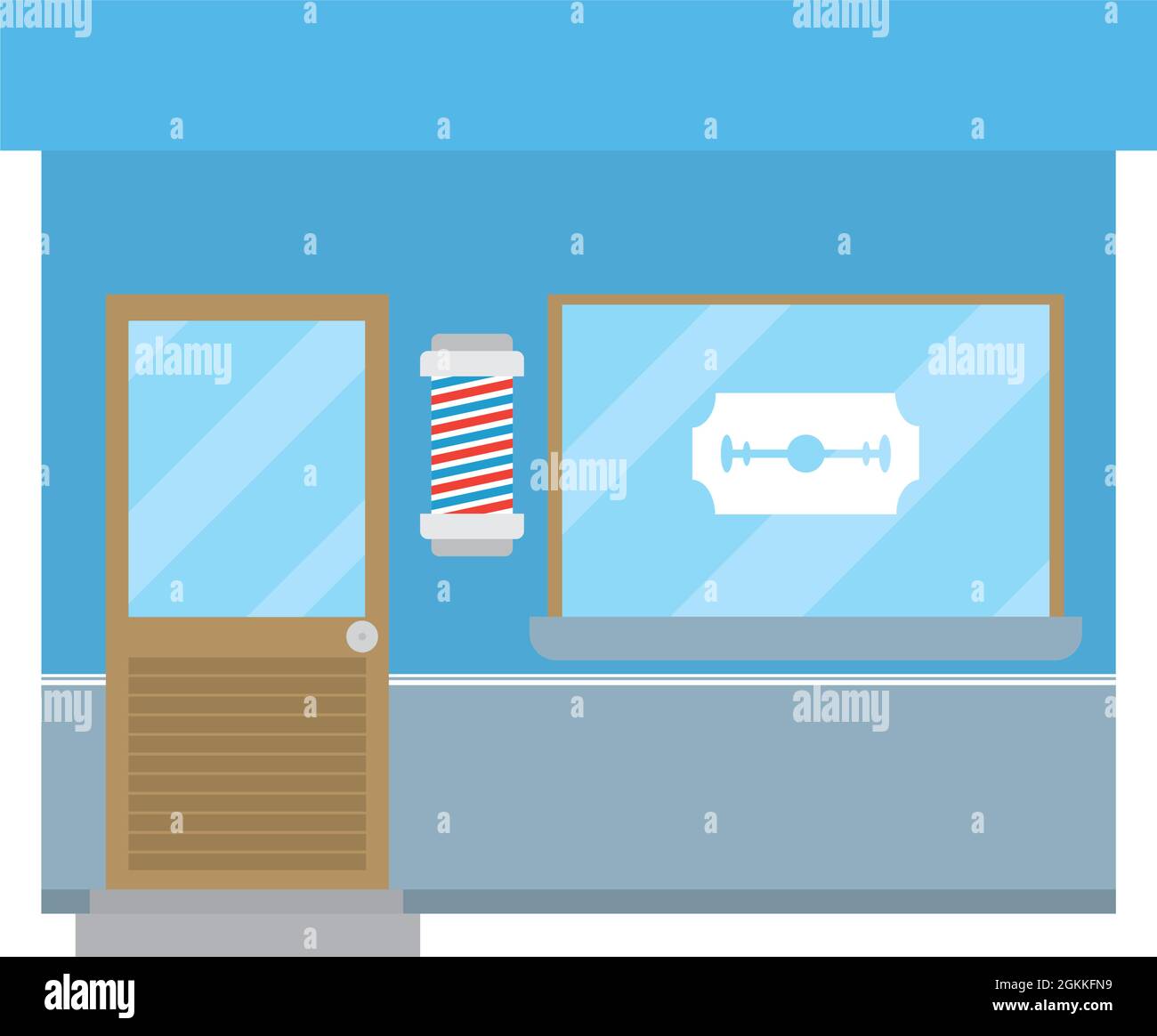 barber shop icon on white background Stock Vector Image & Art - Alamy