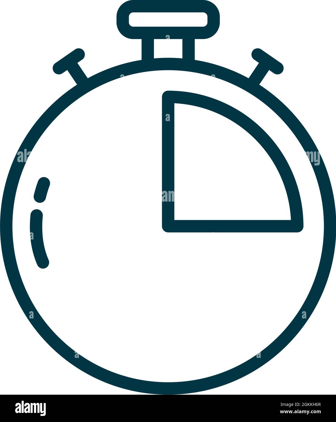 chronometer icon on white background Stock Vector Image & Art - Alamy