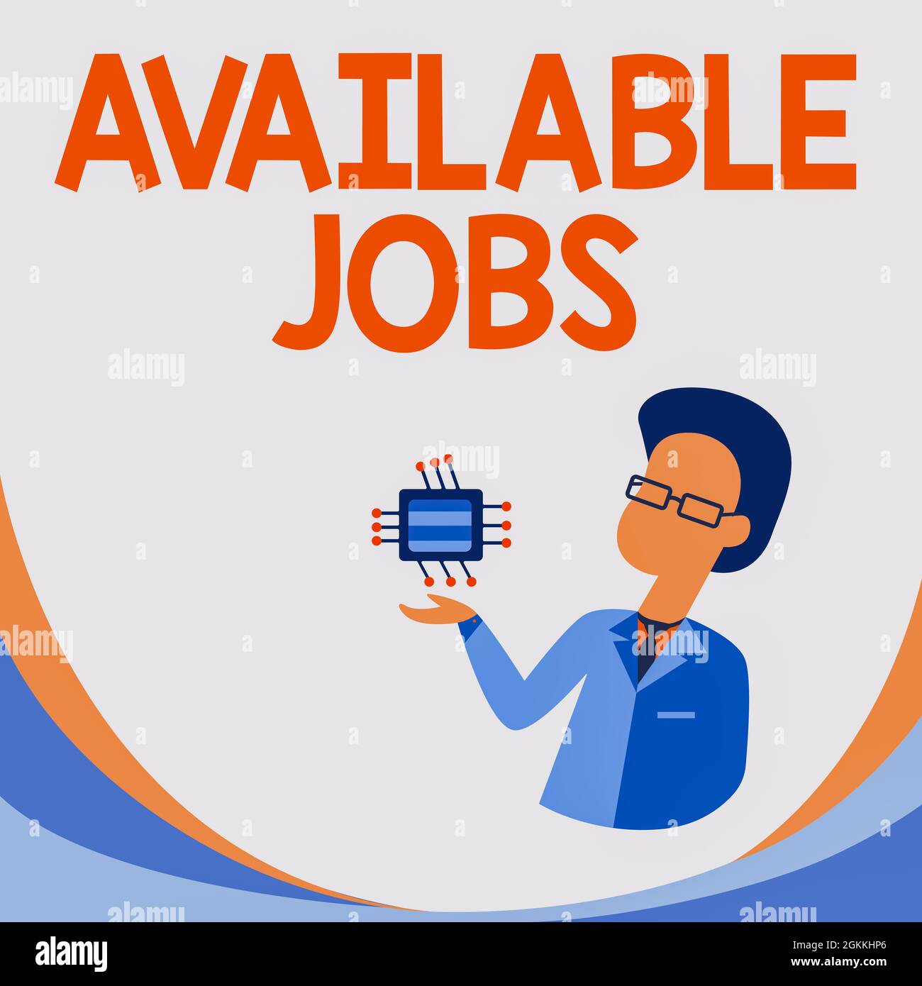 Conceptual caption Available Jobs. Business approach a job that is ...