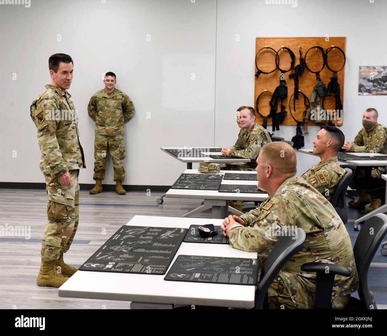 U.S. Air Force Col. Paul Burger, commander, 88th Mission Support Group