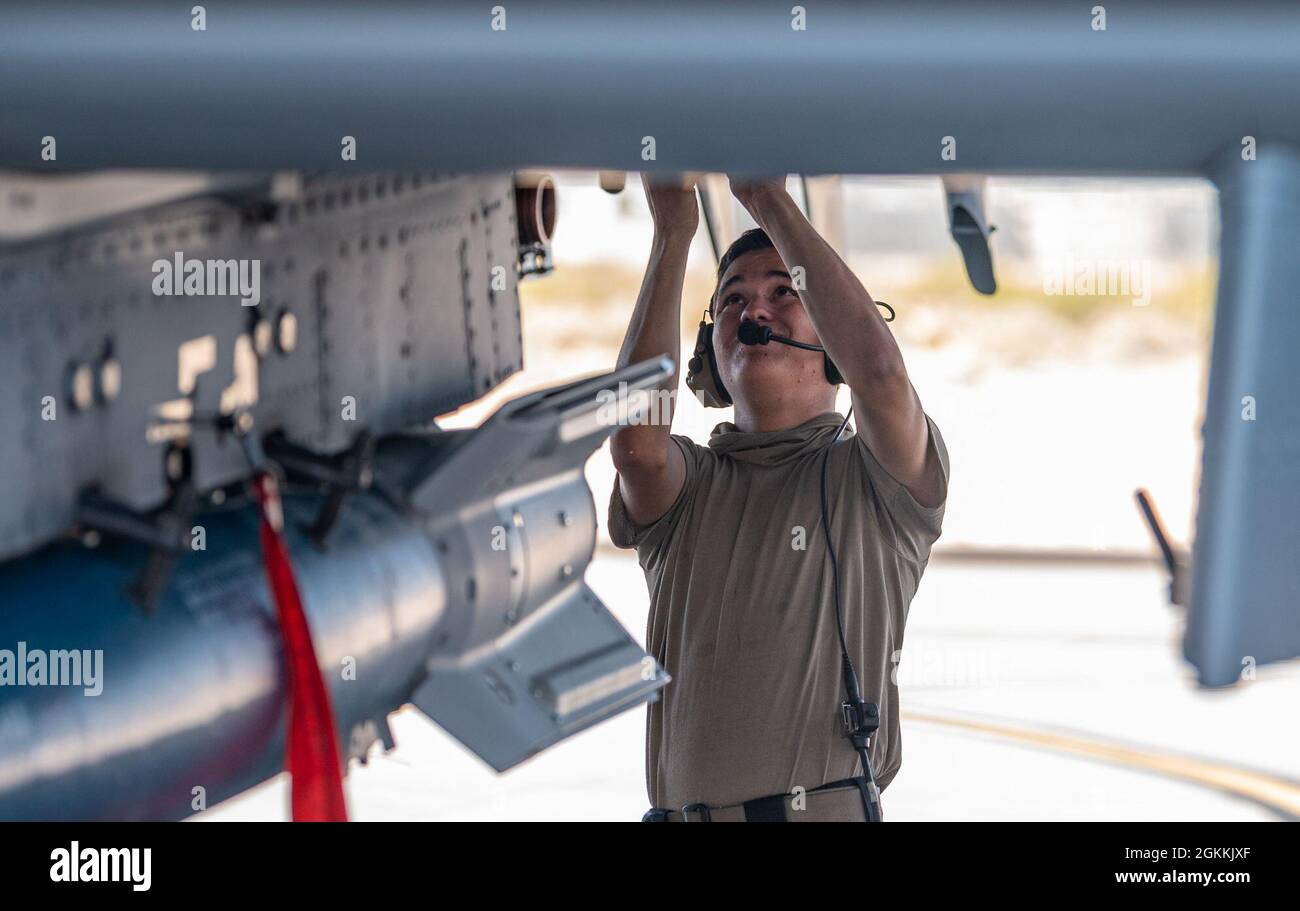 Airman 1st Class Anthony Rodriguez, a tactical aircraft maintainer