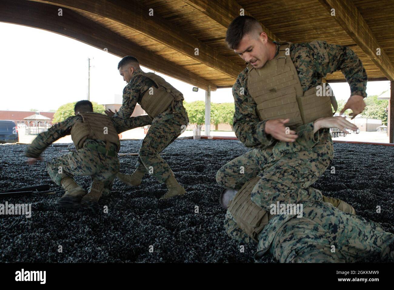 U.S. Marines train to become Martial Arts Instructors at Camp Elmore