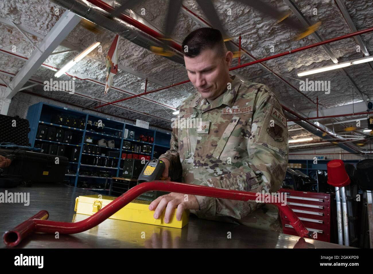 U.S. Air Force Staff Sgt. Scott Gibbs, 125th Fighter Wing aircrew ...
