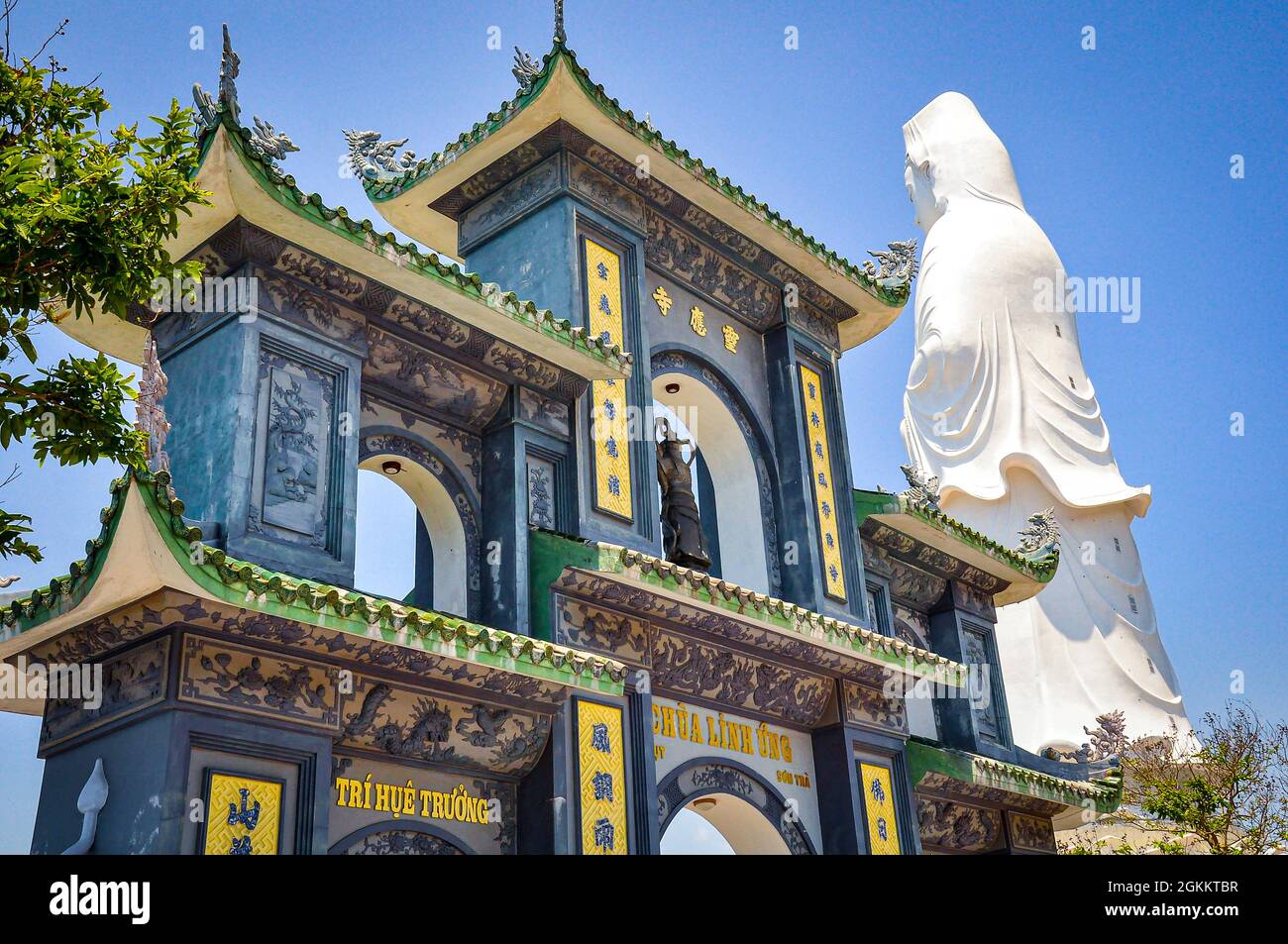 Linh Ung pagoda Da Nang city in central Vietnam Stock Photo