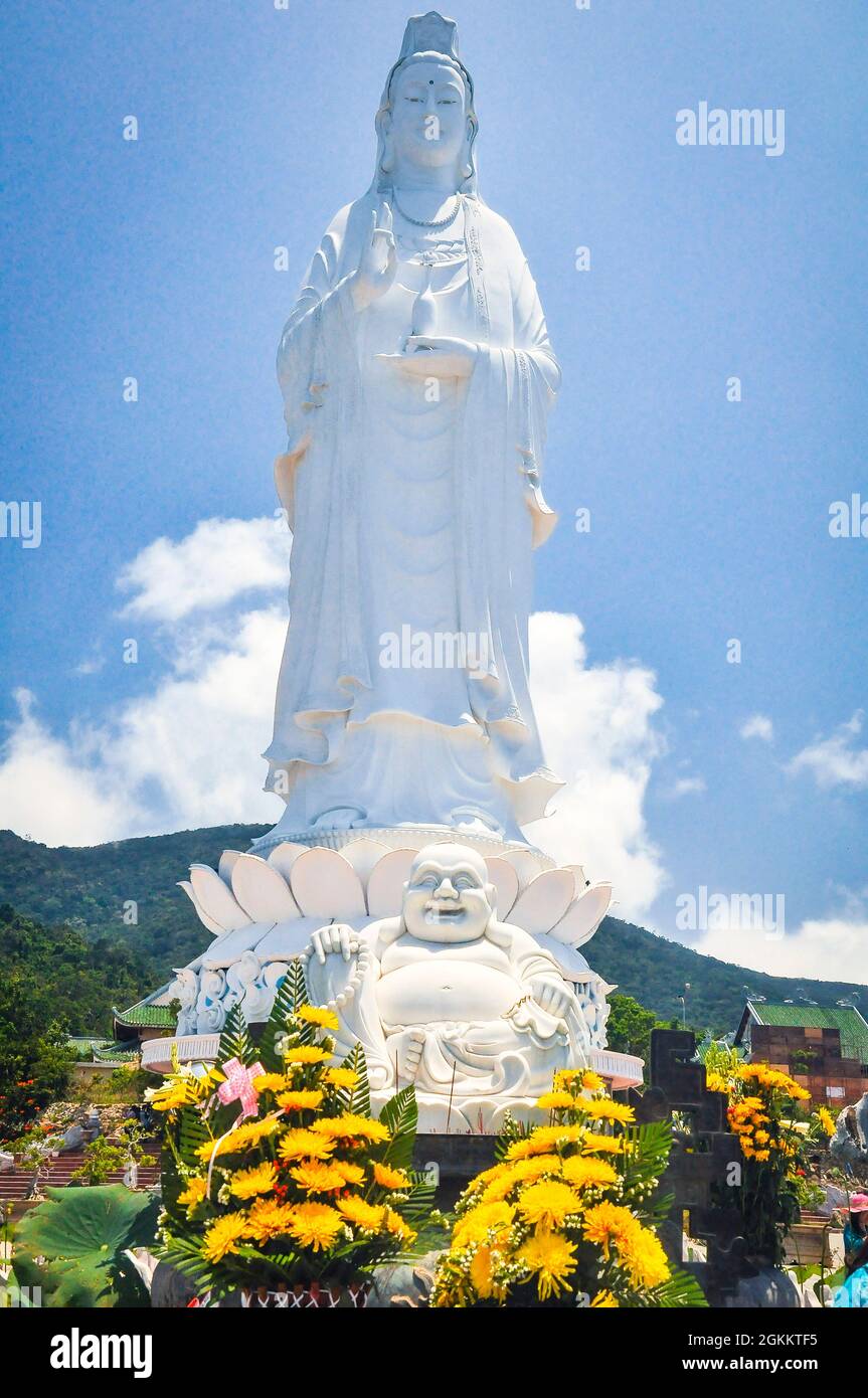 Linh Ung pagoda Da Nang city in central Vietnam Stock Photo