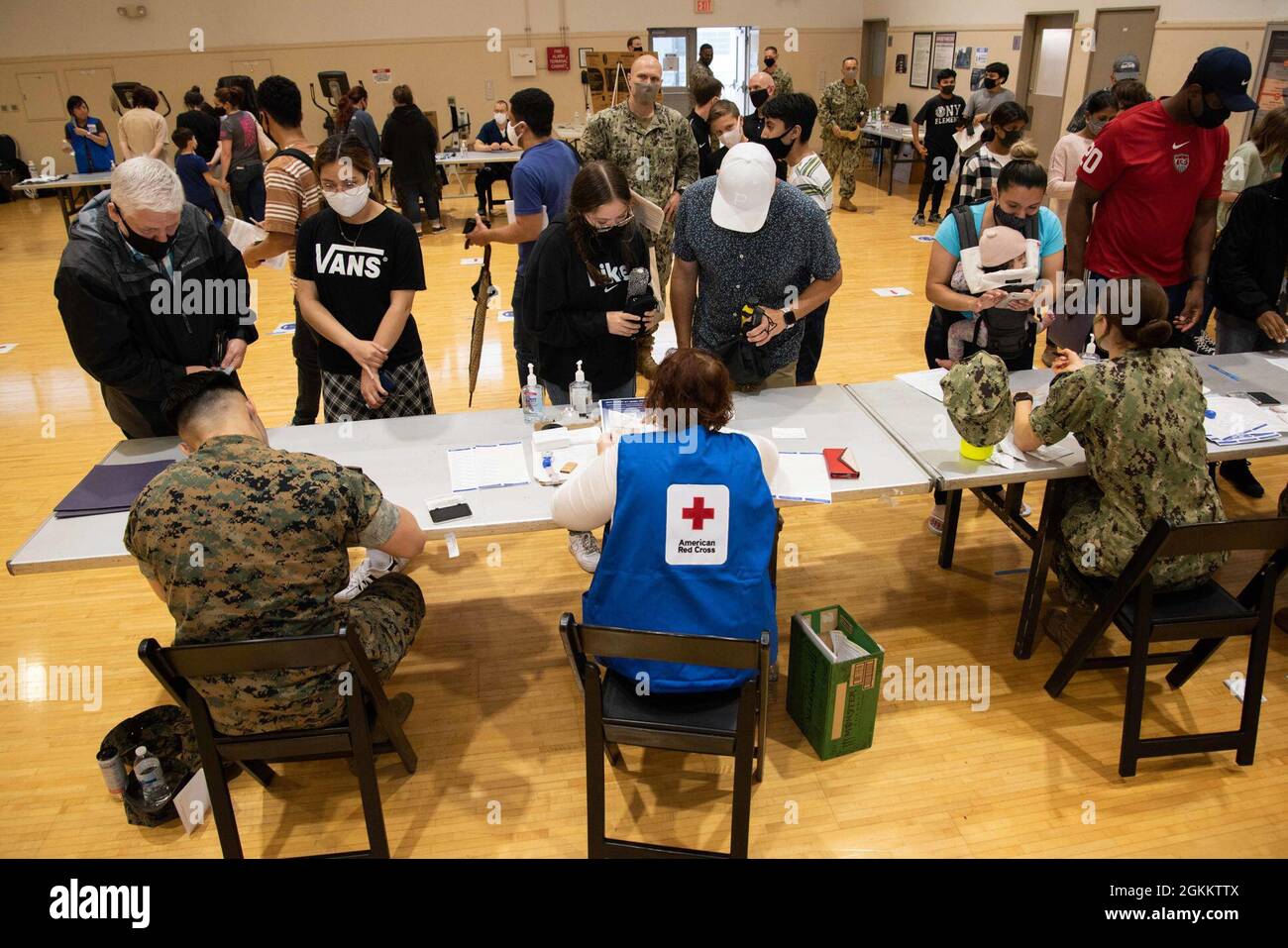 YOKOSUKA, Japan (May 20, 2021) Older children and their guardians