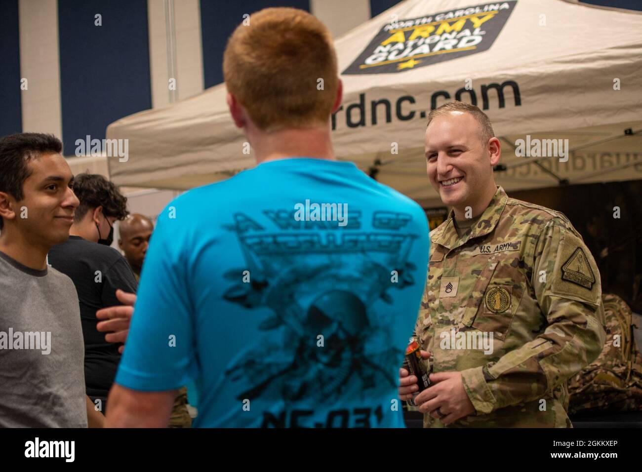 U.S. Army Staff Sgt. Anthony Miller, a recruiter assigned to the North